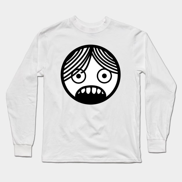 Boy head Long Sleeve T-Shirt by Juan41